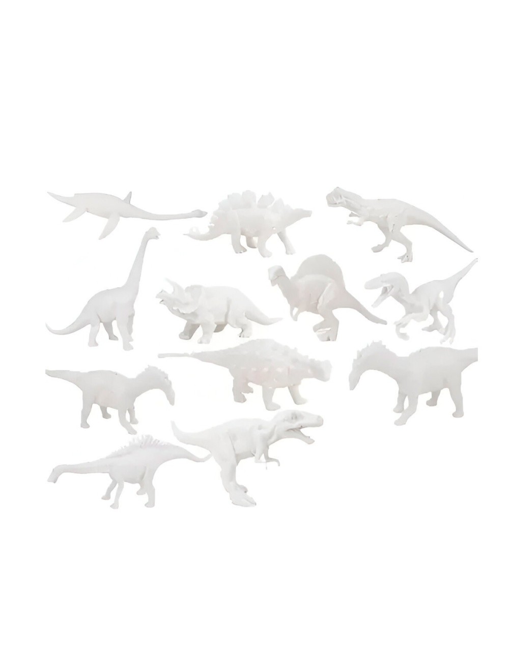 Juguete Figura Dinosaurios Jurassic Para Pintar Didáctico