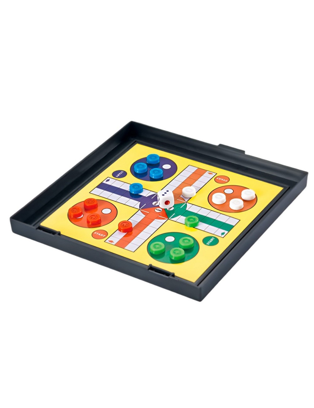 Juego De Mesa 3 En 1 Ajedrez, Escalera, Parchis Portatil