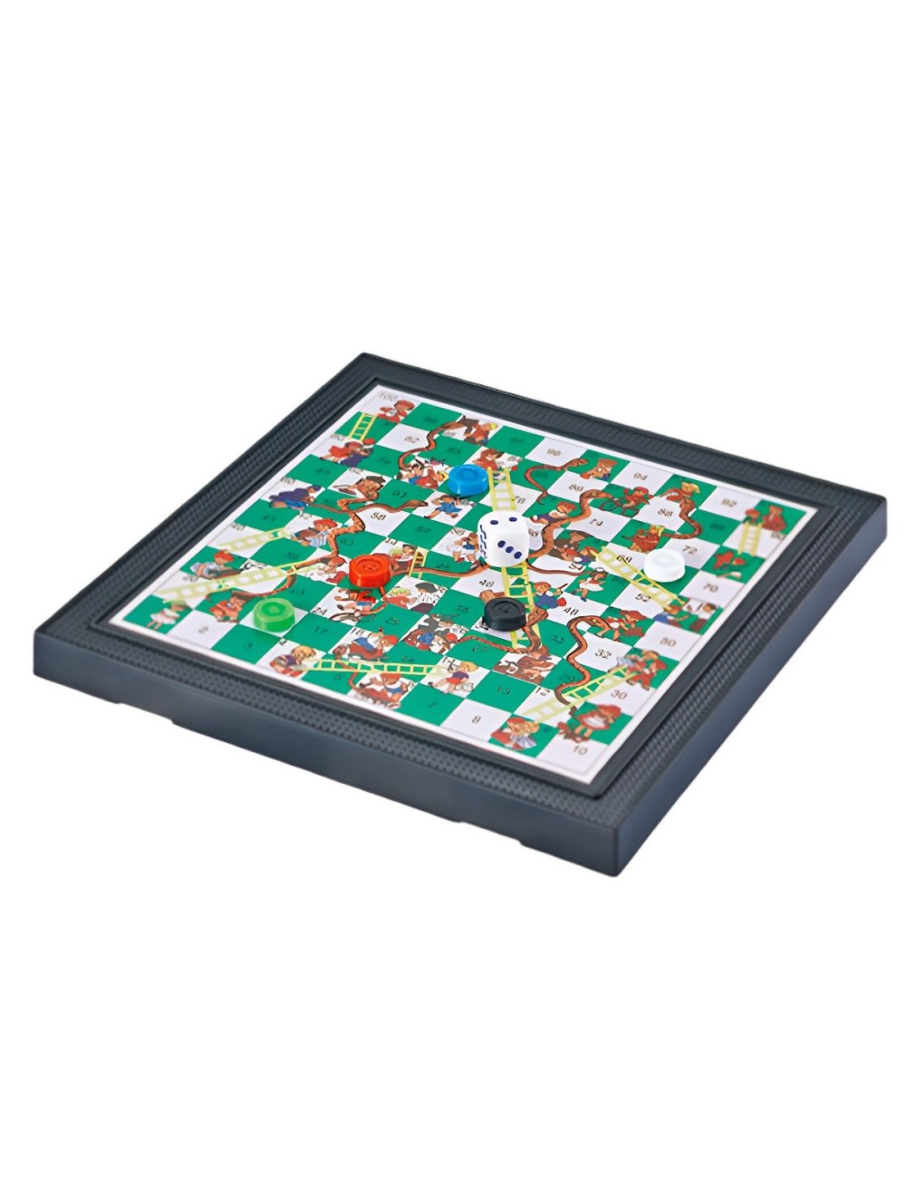 Juego De Mesa 3 En 1 Ajedrez, Escalera, Parchis Portatil