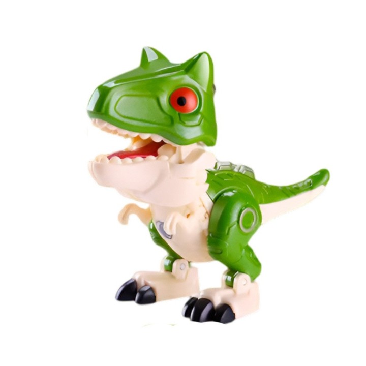 Dinosaurio Rex Transformable En Robot Coleccion X 6 Unidades