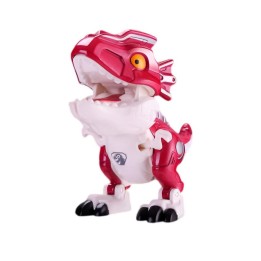Dinosaurio Rex Transformable En Robot Coleccion X 6 Unidades