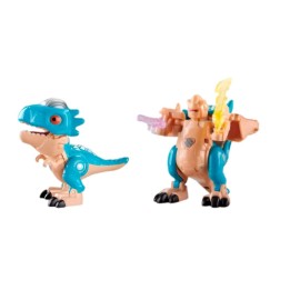 Dinosaurio Rex Transformable En Robot Coleccion X 6 Unidades