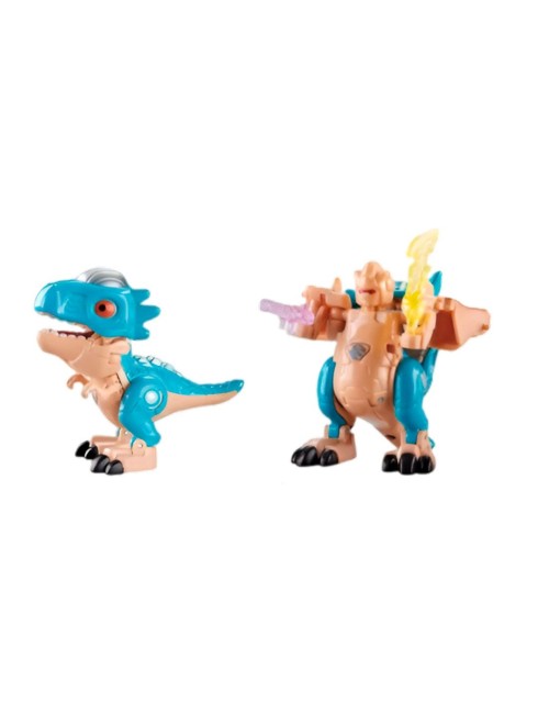 Dinosaurio Rex Transformable En Robot Coleccion X 6 Unidades