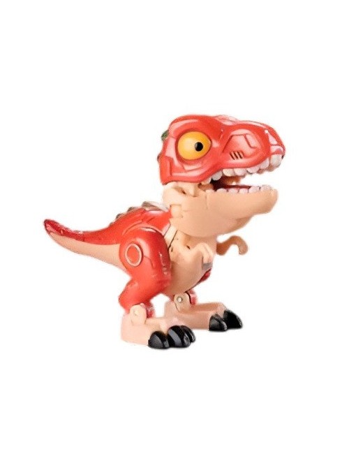 Dinosaurio Rex Transformable En Robot Coleccion X 6 Unidades