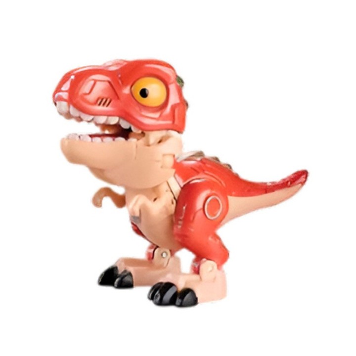 Dinosaurio Rex Transformable En Robot Coleccion X 6 Unidades