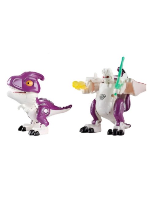 Dinosaurio Rex Transformable En Robot Coleccion X 6 Unidades