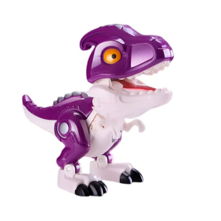 Dinosaurio Rex Transformable En Robot Coleccion X 6 Unidades