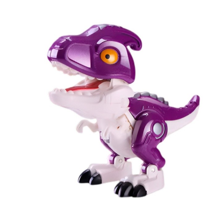 Dinosaurio Rex Transformable En Robot Coleccion X 6 Unidades