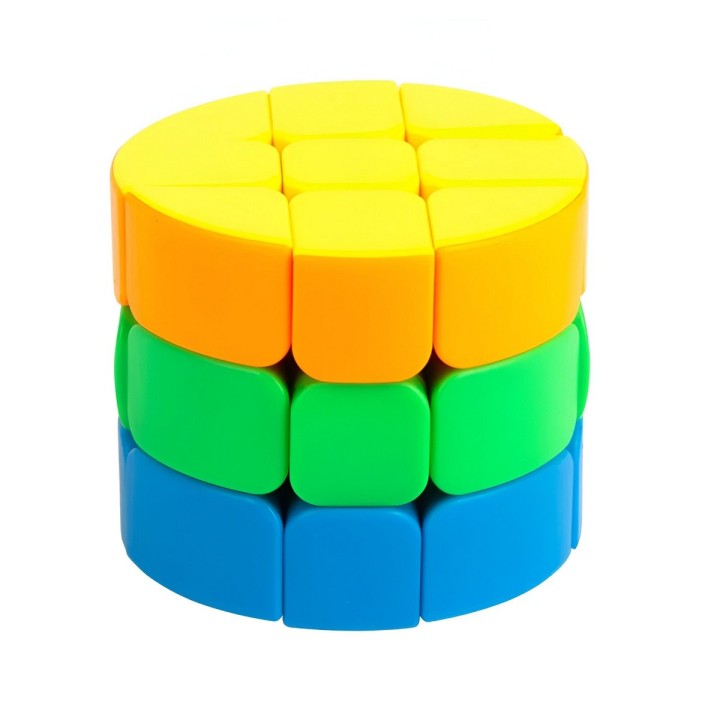 Cubo Soma Mágico Rubik 6 Cilindrico Colores Juguete Niños
