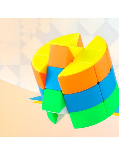 Cubo Soma Mágico Rubik 6 Cilindrico Colores Juguete Niños