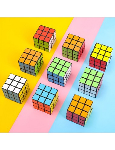 Cubo Multicolor Para Regalos Fiestas Juguete X 12 Unidades
