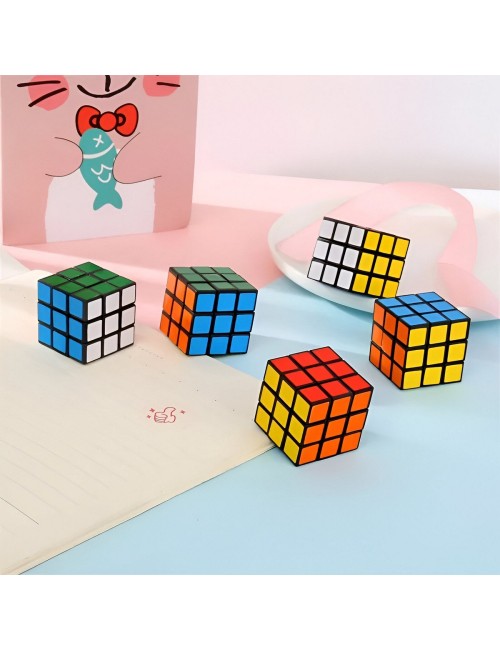 Cubo Multicolor Para Regalos Fiestas Juguete X 12 Unidades