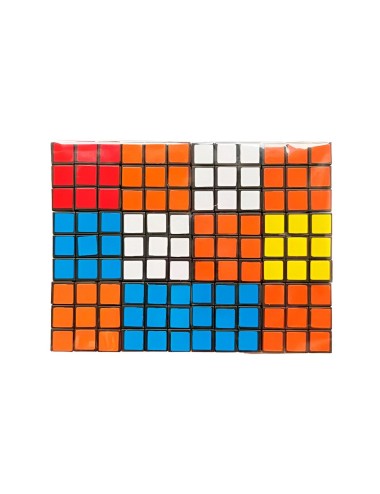 Cubo Multicolor Para Regalos Fiestas Juguete X 12 Unidades