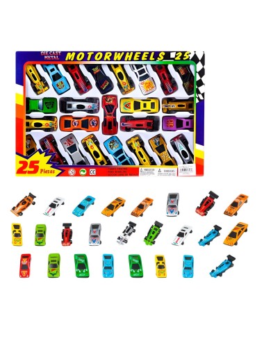 Carro Deportivo Carrera Coleccionable Metalico X 24 Unidades
