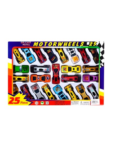 Carro Deportivo Carrera Coleccionable Metalico X 24 Unidades