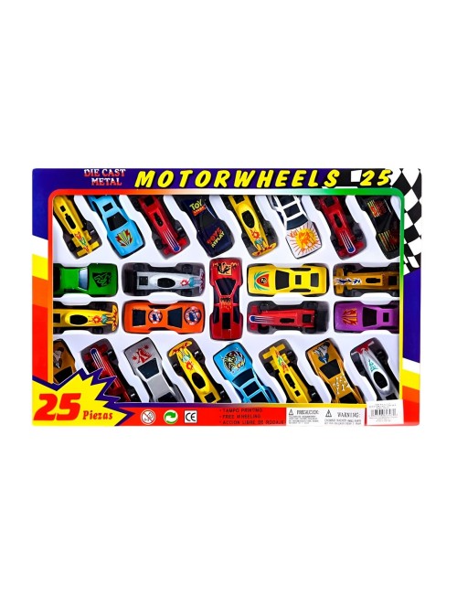 Carro Deportivo Carrera Coleccionable Metalico X 24 Unidades