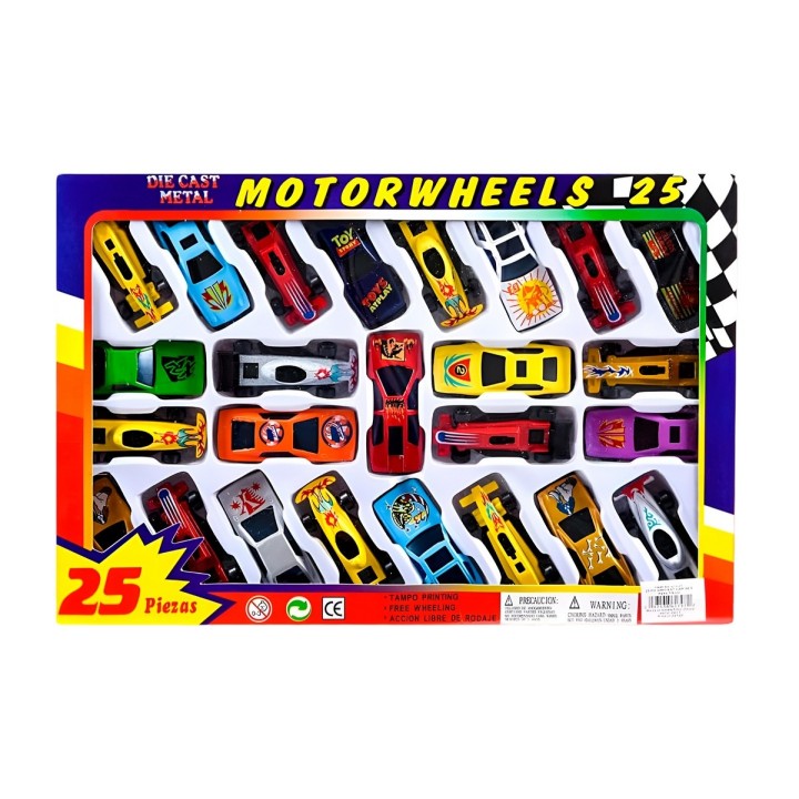 Carro Deportivo Carrera Coleccionable Metalico X 24 Unidades