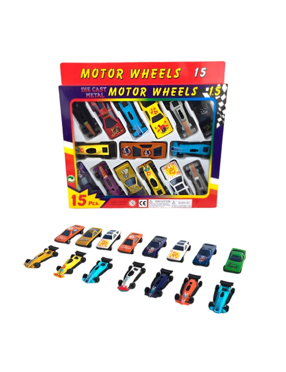 Carro Deportivo Carrera Coleccionable Metalico X 15 Unidades