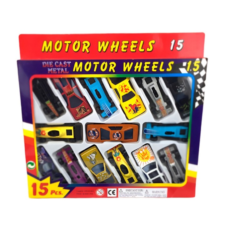 Carro Deportivo Carrera Coleccionable Metalico X 15 Unidades