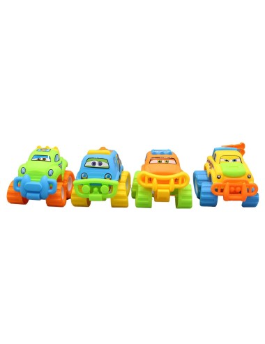 Camion Carros De Construccion Multicolor Juguete Niño X 4 Un