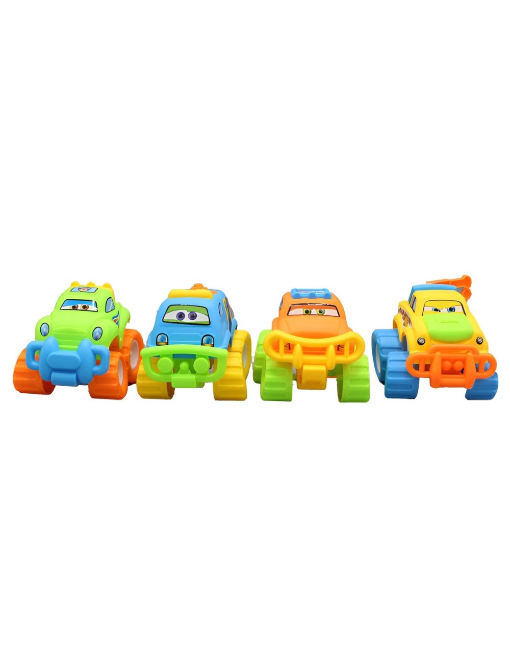 Camion Carros De Construccion Multicolor Juguete Niño X 4 Un