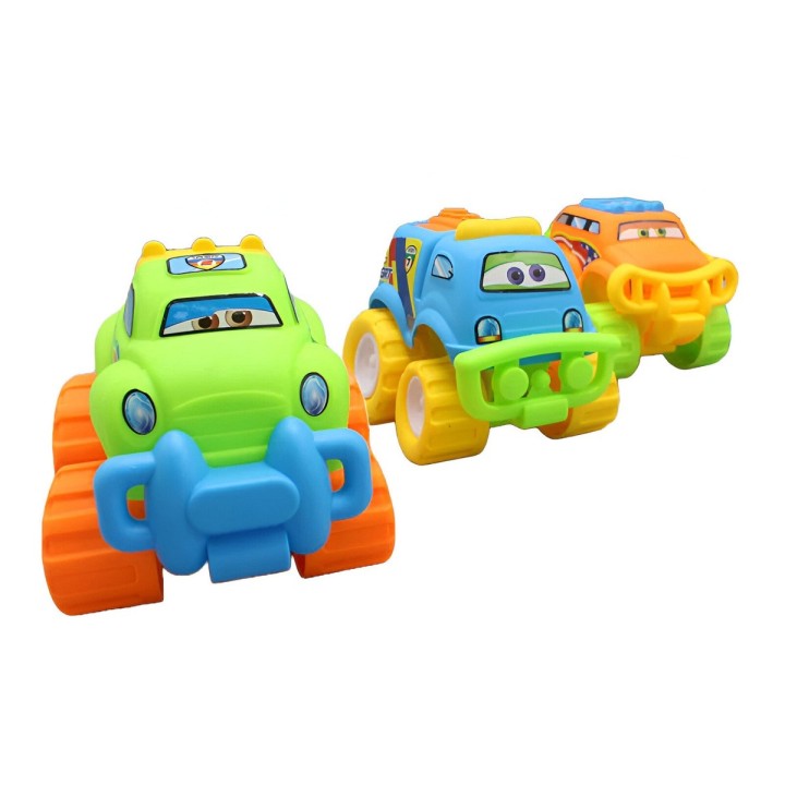 Camion Carros De Construccion Multicolor Juguete Niño X 4 Un