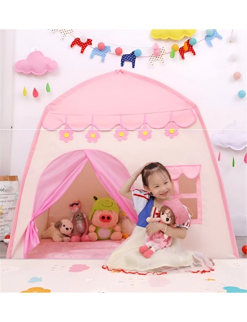 Carpa Camping Set Campamento Niña Casa Flores Niña Diversion