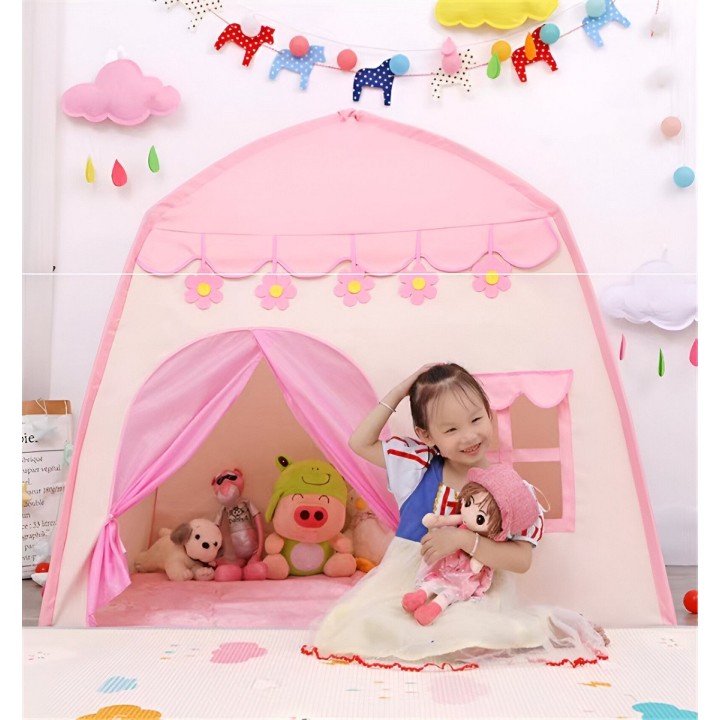 Carpa Camping Set Campamento Niña Casa Flores Niña Diversion
