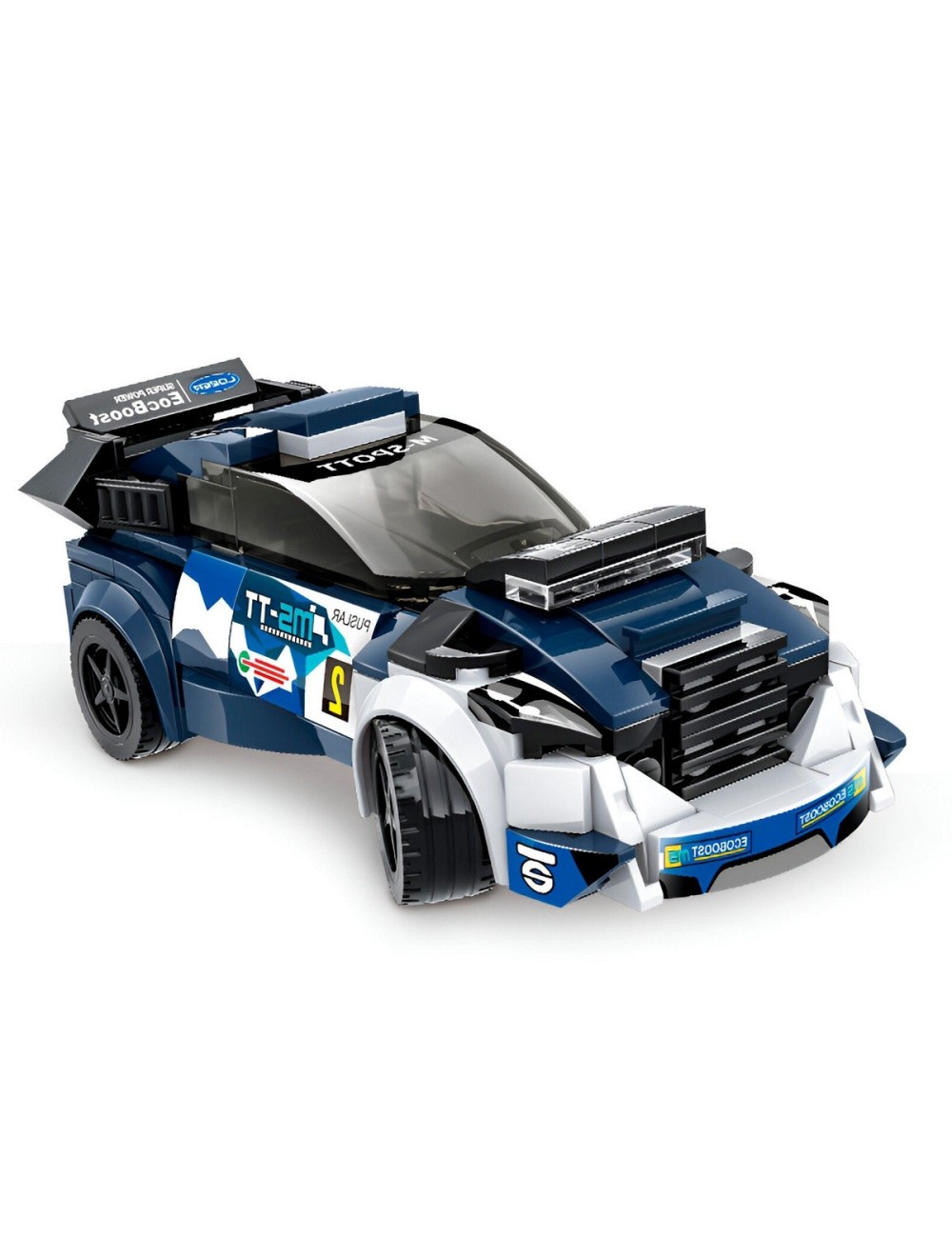 Carro Deportivo Azul Supercar Armable Armatodo Niños