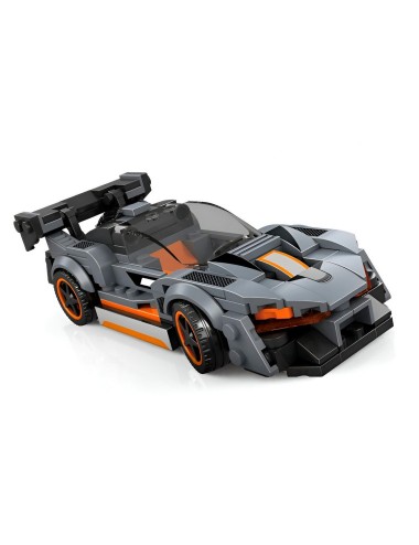 Carro Deportivo Gris Supercar Armable Armatodo Niños