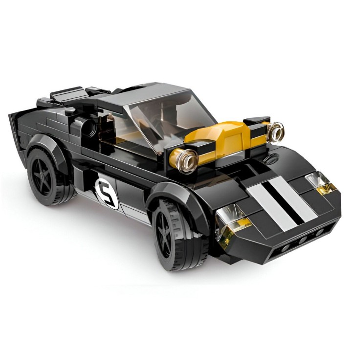 Carro Deportivo Mustang Gt Supercar Armable Armatodo Niños