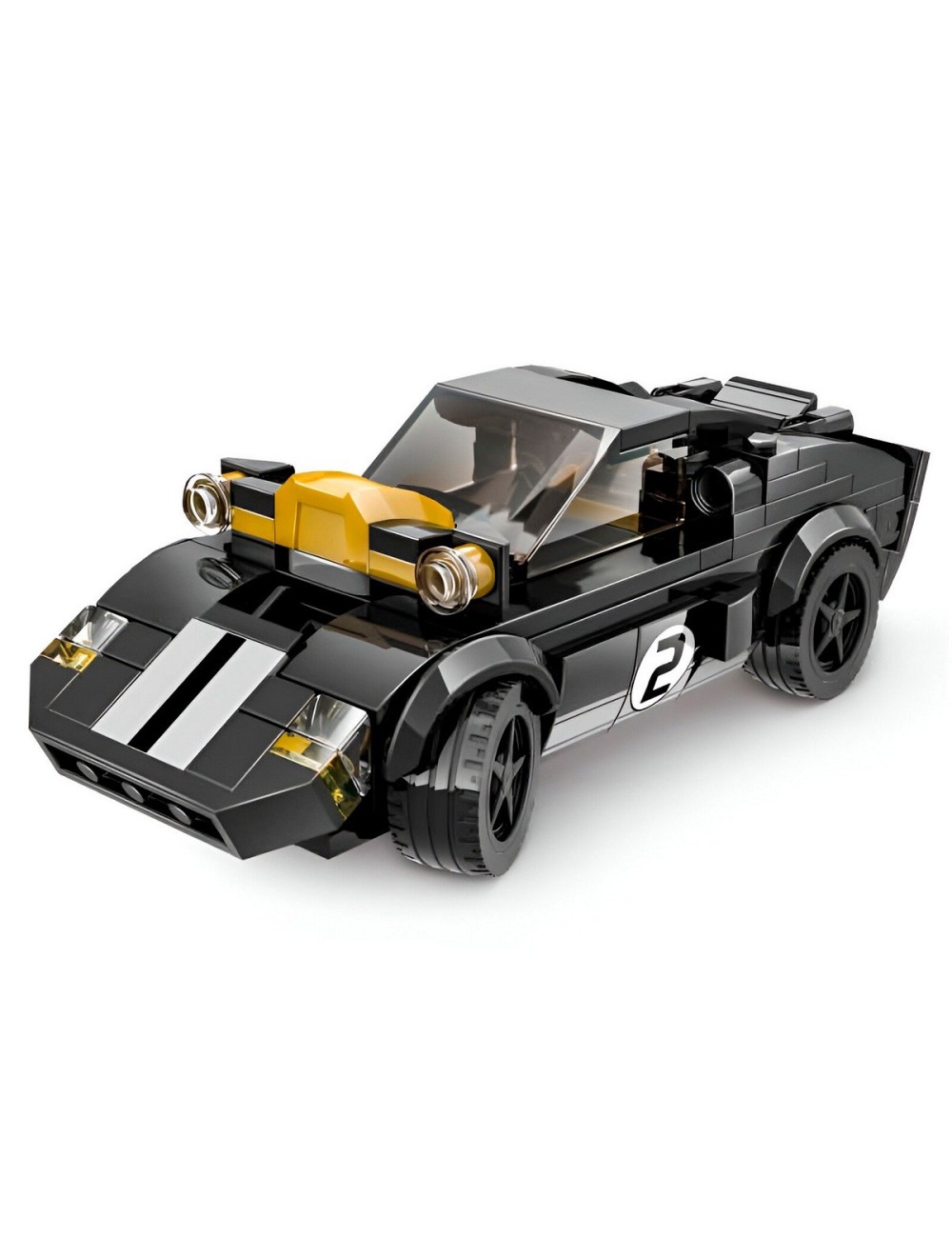 Carro Deportivo Mustang Gt Supercar Armable Armatodo Niños