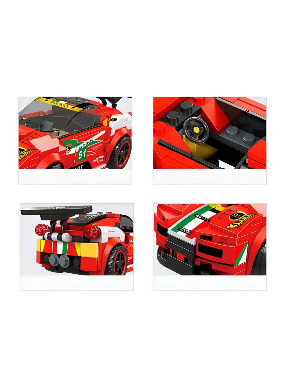 Carro Deportivo Rojo Supercar Armable Armatodo Niños