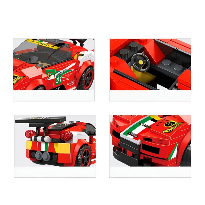 Carro Deportivo Rojo Supercar Armable Armatodo Niños
