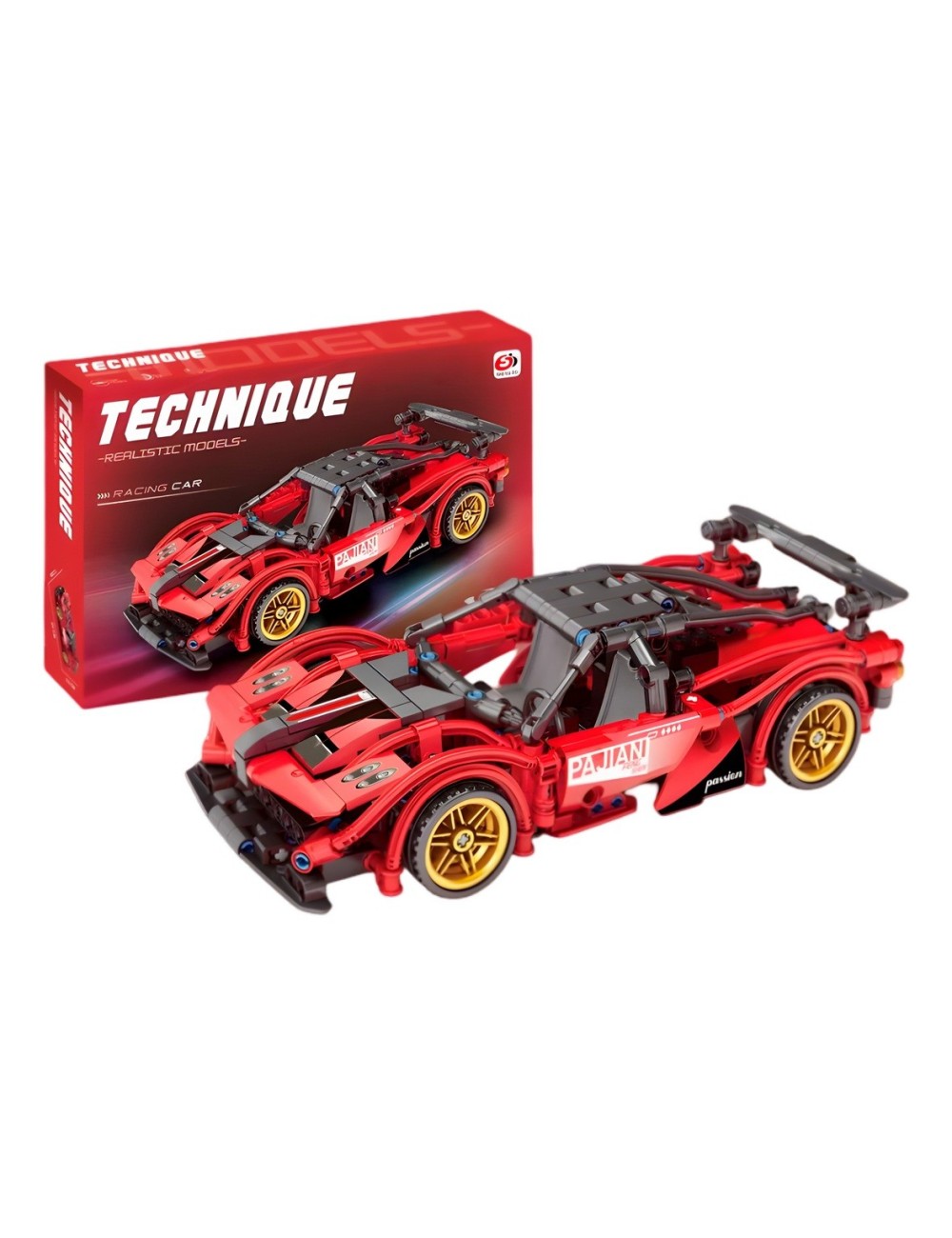 Carro Deportivo Supercar Racing Armable Armatodo Niños