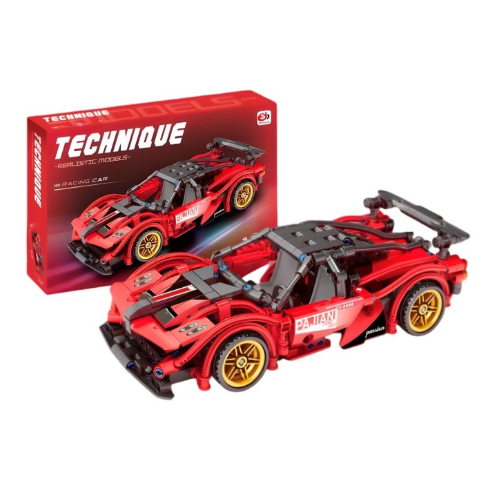 Carro Deportivo Supercar Racing Armable Armatodo Niños