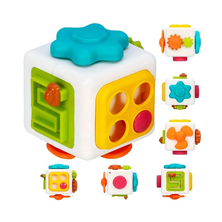 Cubo Juguete Interactivo Desarrollo Cognitivo Aprende Bebe