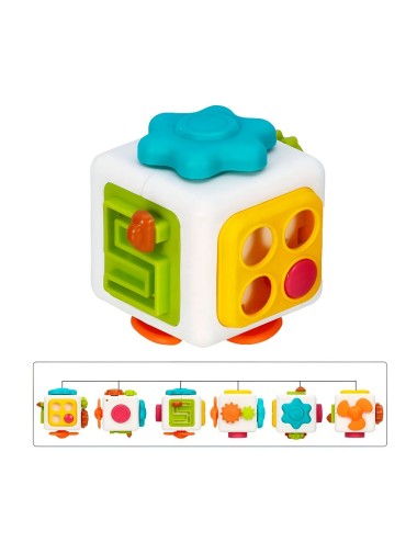 Cubo Juguete Interactivo Desarrollo Cognitivo Aprende Bebe