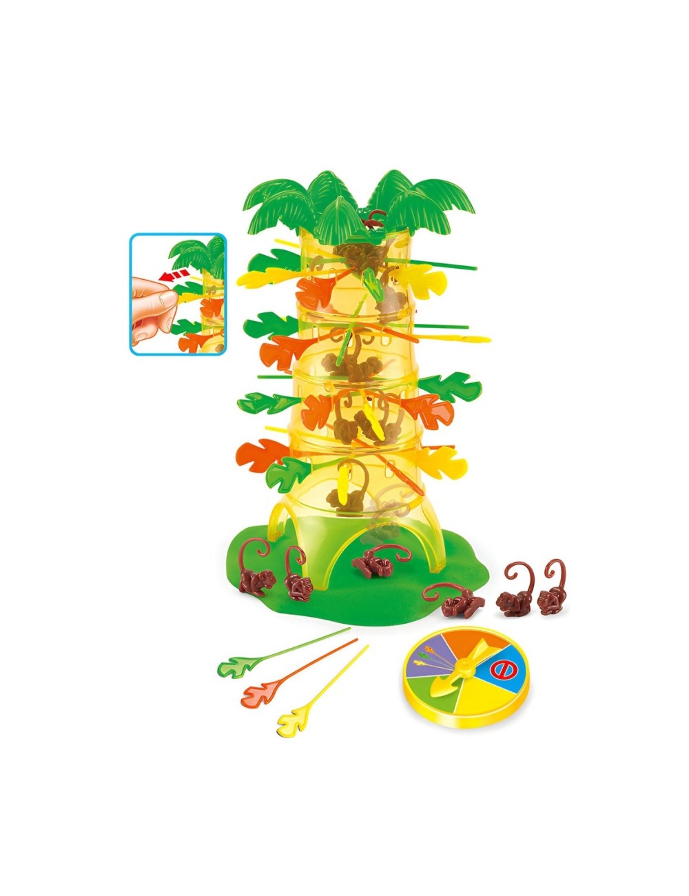 Jenga Agilidad Destreza Mono Juego Mesa Estrategia Monkey