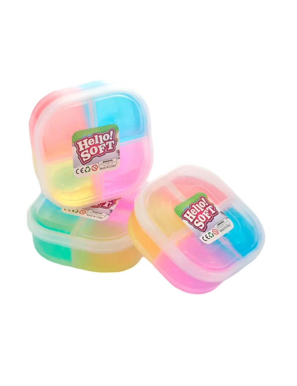 Slime Kit Slime En Recipientes Juguete X 6 Unidades