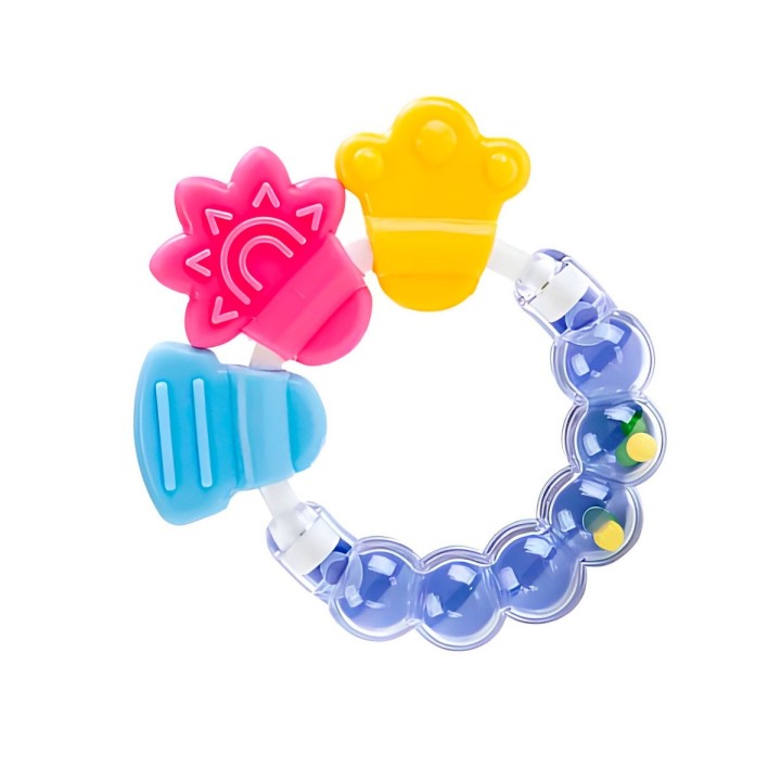 Sonajero Y Mordedor Figuras Aro Bebe Juguete Sensorial