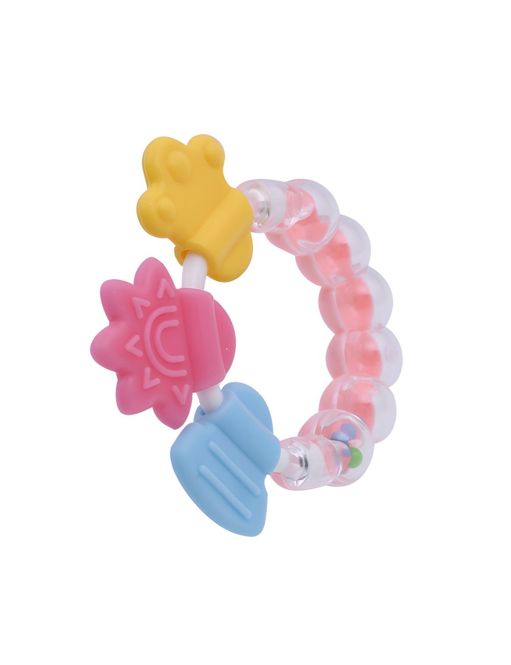 Sonajero Y Mordedor Figuras Aro Bebe Juguete Sensorial