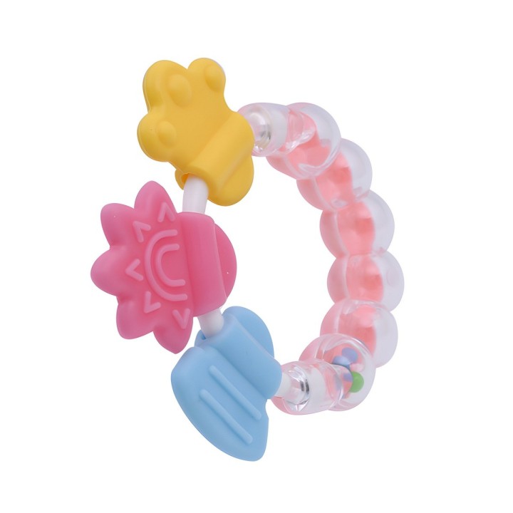 Sonajero Y Mordedor Figuras Aro Bebe Juguete Sensorial