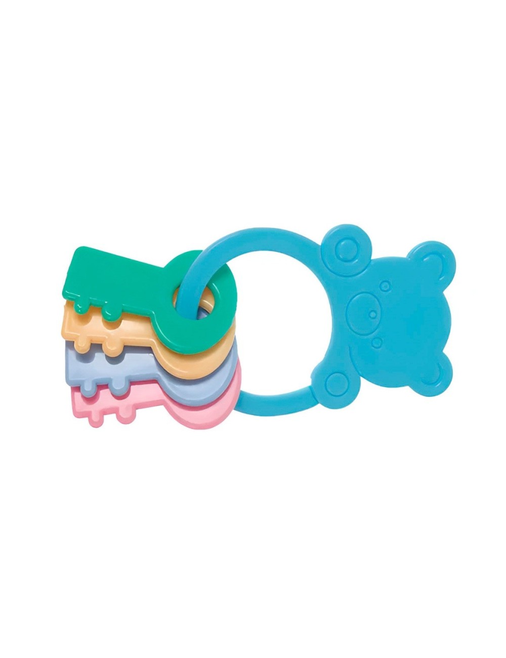 Sonajero Y Mordedor Figuras Llave Oso Bebe Juguete Sensorial