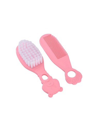 Peine Y Cepillo Para Bebes Set Kit De Cuidado Capilar