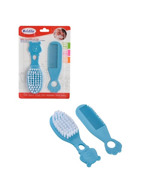 Peine Y Cepillo Para Bebes Set Kit De Cuidado Capilar