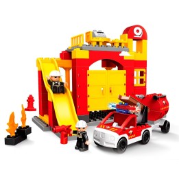 Set Bomberos Infraestructura Didactico Armable Armatodo Niño
