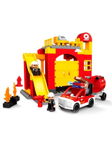 Set Bomberos Infraestructura Didactico Armable Armatodo Niño