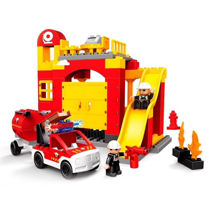 Set Bomberos Infraestructura Didactico Armable Armatodo Niño
