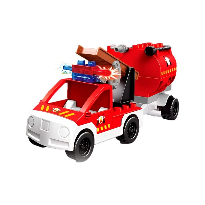 Set Bomberos Infraestructura Didactico Armable Armatodo Niño